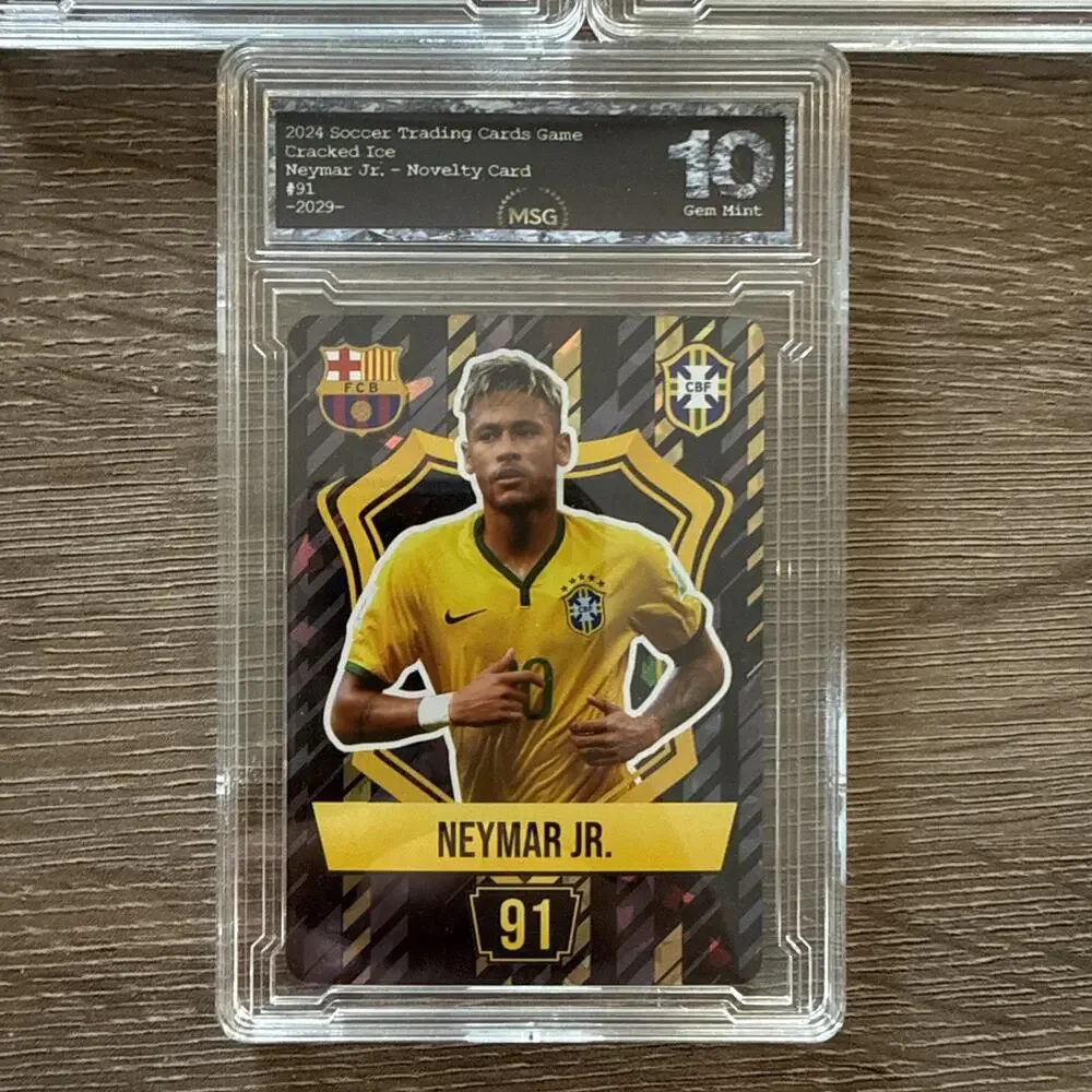 Ronaldo Nazario, Ricardo Kaka & Neymar Jr. 2024 Soccer TCG Graded 10